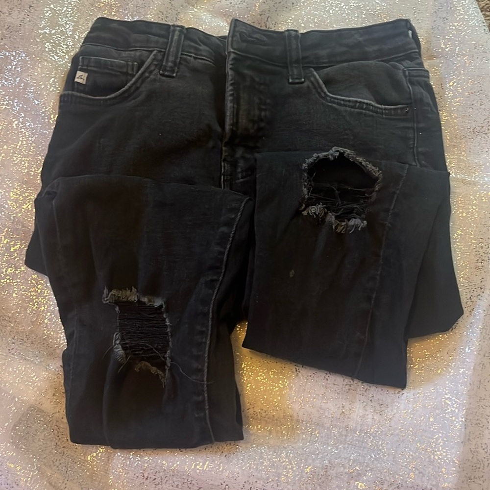 Ripped Black Jeans